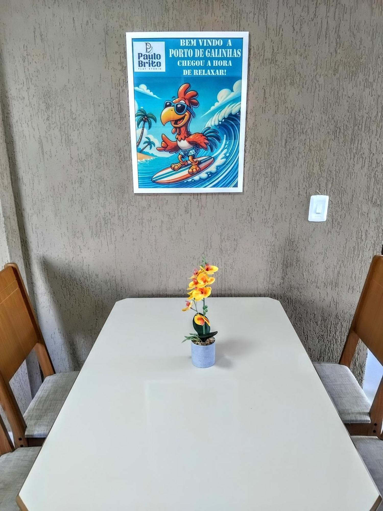 Flat 306 Rua Das Piscinas Naturais - Centro De Porto ปอร์โต จิ กาลินญาส ภายนอก รูปภาพ